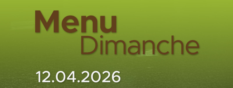 Menu du Dimanche