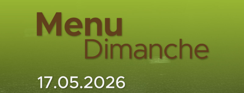 Menu du Dimanche